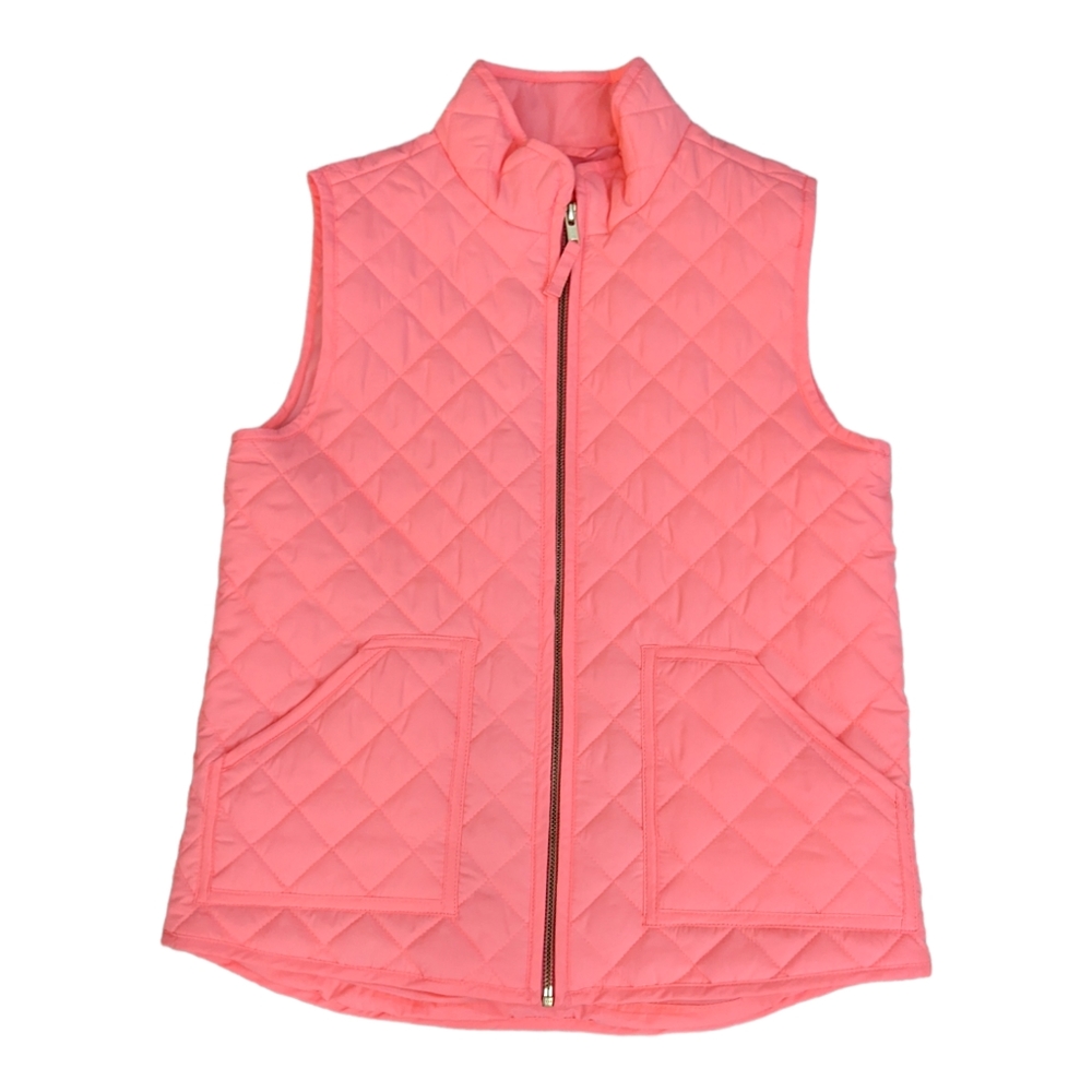 Crewcuts Factory Girls Quilted Vest Size 12 J. Crew
